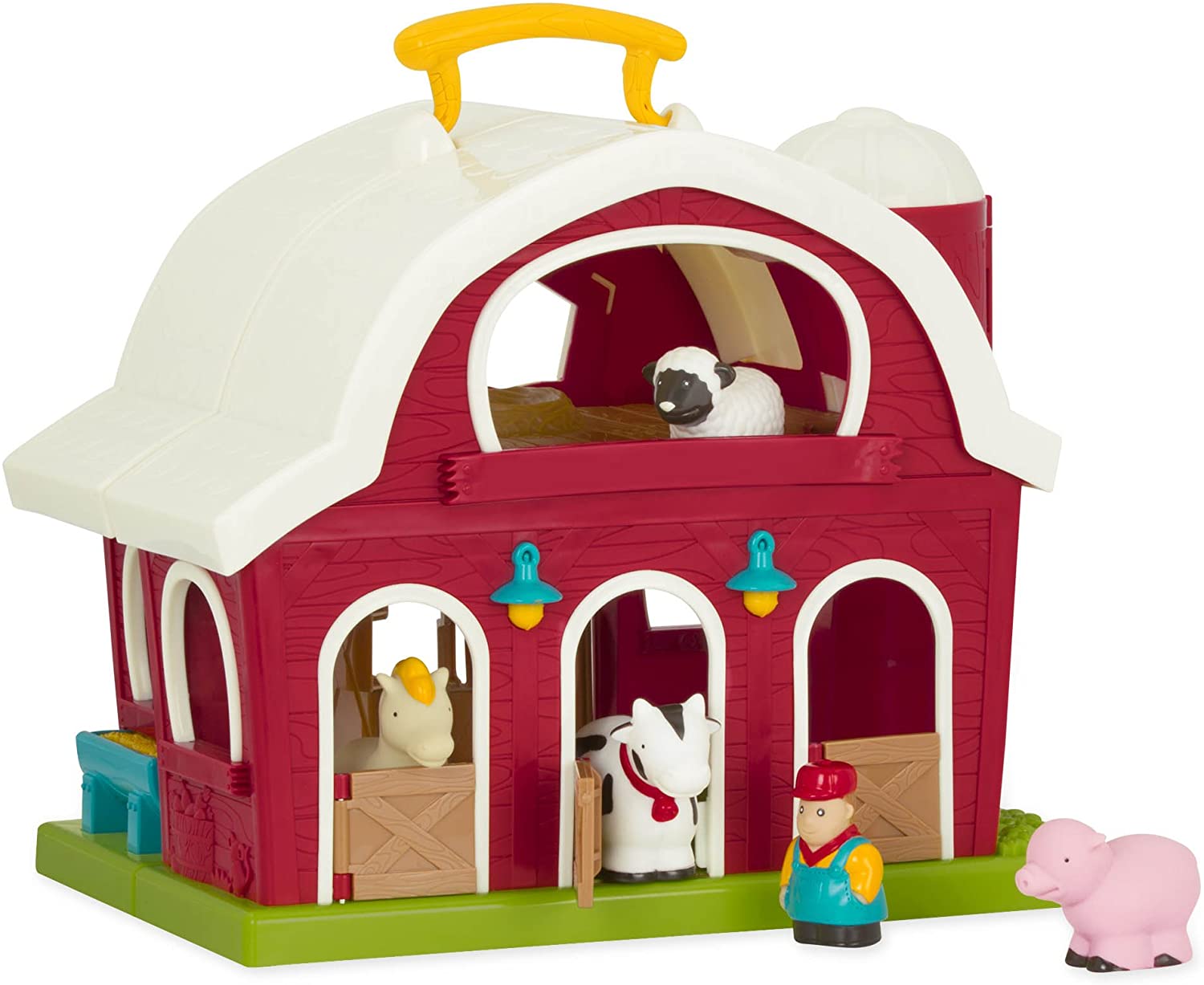Battat – Big Red Barn – Animal Farm Playset for Toddlers