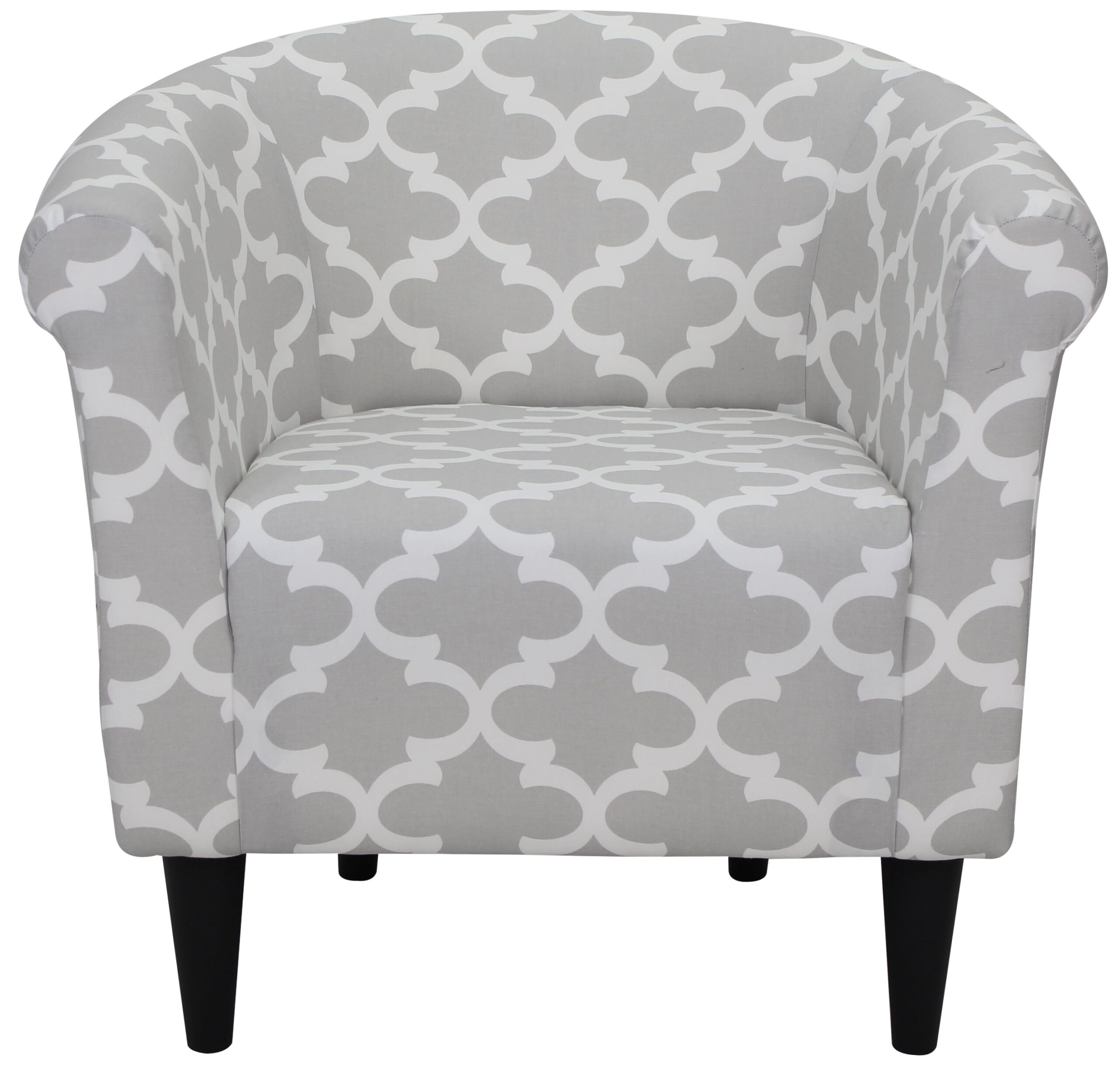 Mainstays Microfiber Bucket Accent Chair. Fynn Gray
