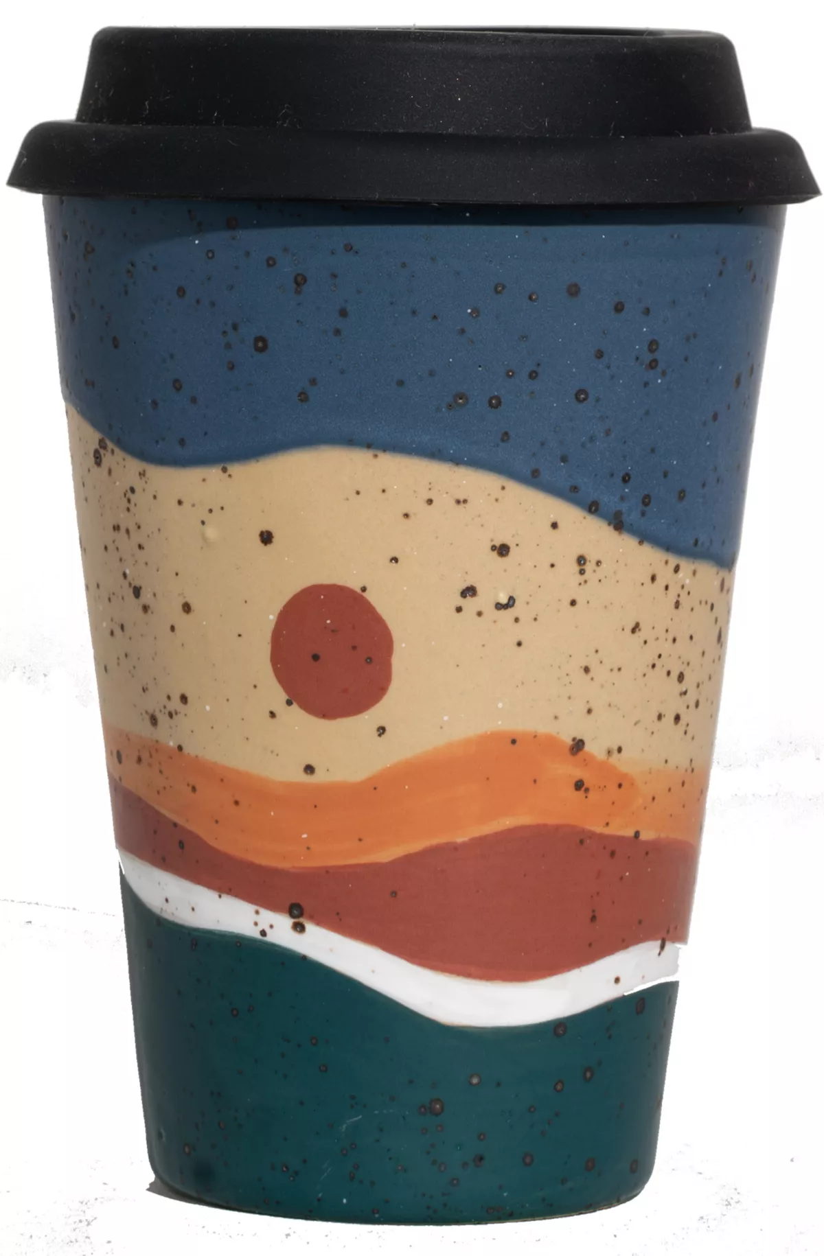 United By Blue 12 oz Stoneware Travel Mug