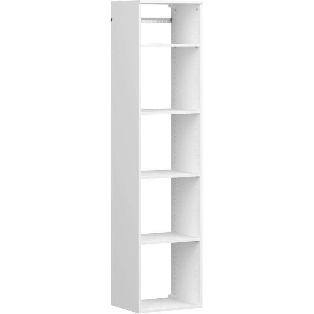 ClosetMaid 1780 Style+ 17 in. W White Hanging Wood Closet Tower