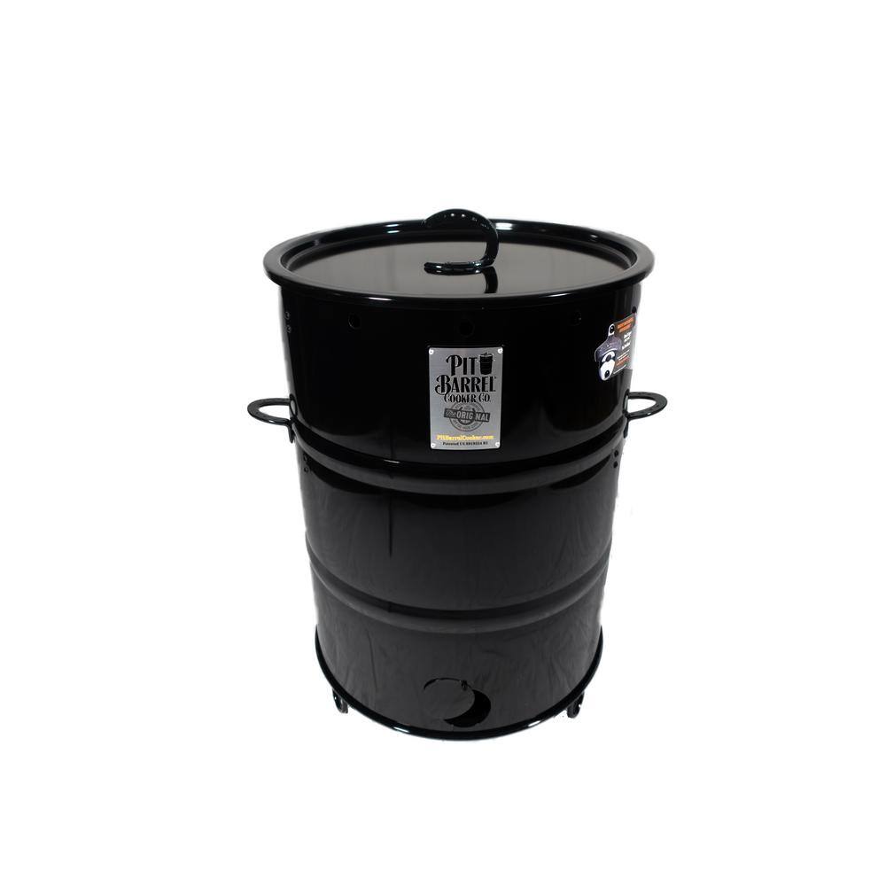 Pit Barrel Cooker PKG1001X 22.5 in. Pit Barrel Cooker PBX Charcoal Smoker Package Black