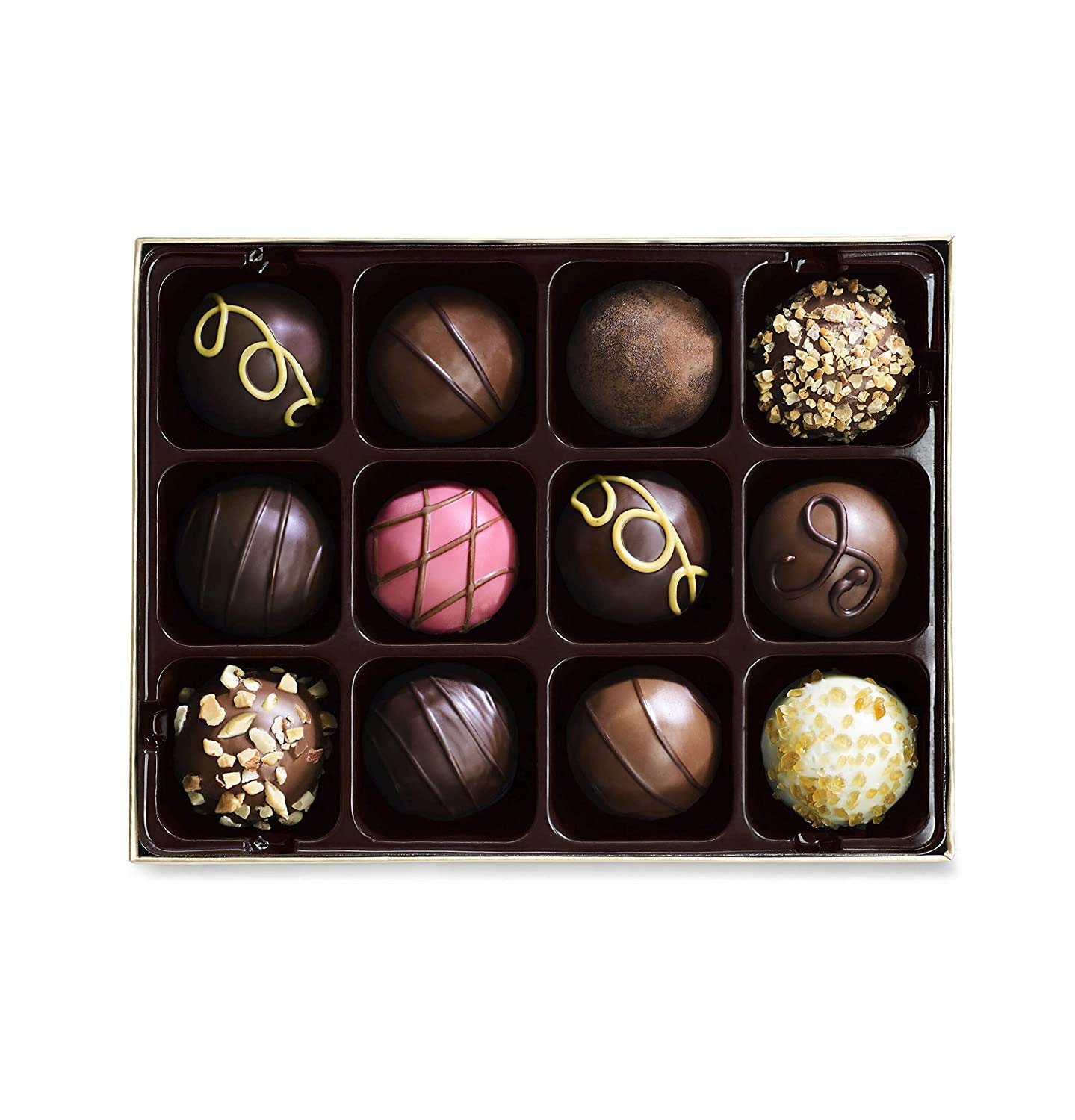 Godiva Chocolatier Signature Truffles Assorted Chocolate Gift Box. 12 pc.