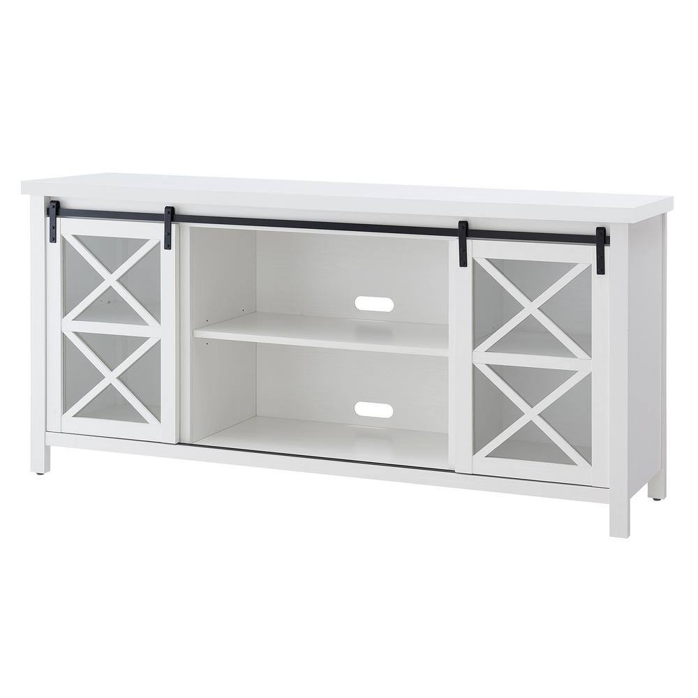 Meyer&Cross  Clementine 68 in. White TV Stand Fits TV-s up to 80 in.