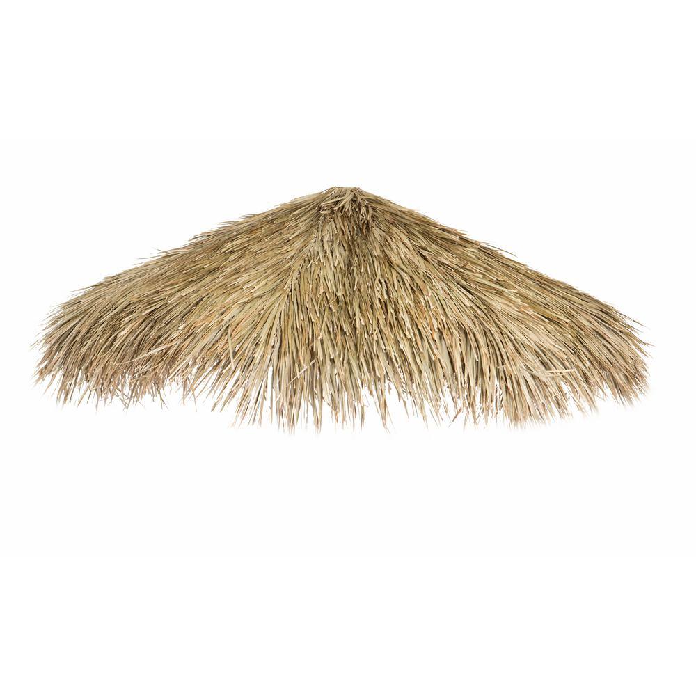 Backyard X-Scapes 513-12 12 ft. D Mexican Palm Thatch Umbrella Cover