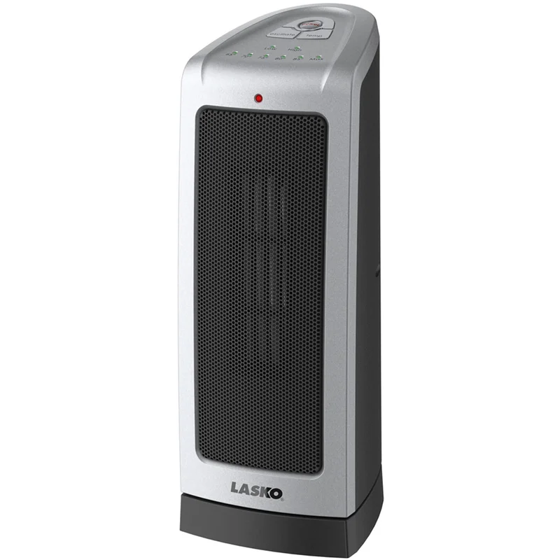 Lasko 5309 Desk Tower 1500-Watt Electric 16″ Ceramic Oscillating Space Heater