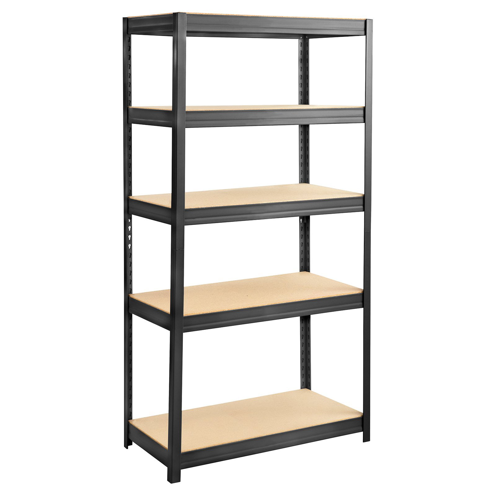Safco Boltless Steel 4 Shelf Bookcase. 6245BL. Black