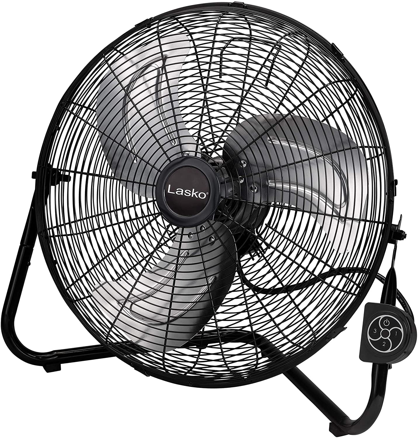 Lasko 20″ High Velocity Fan with Remote Control. Floor or Wall Mount. Black