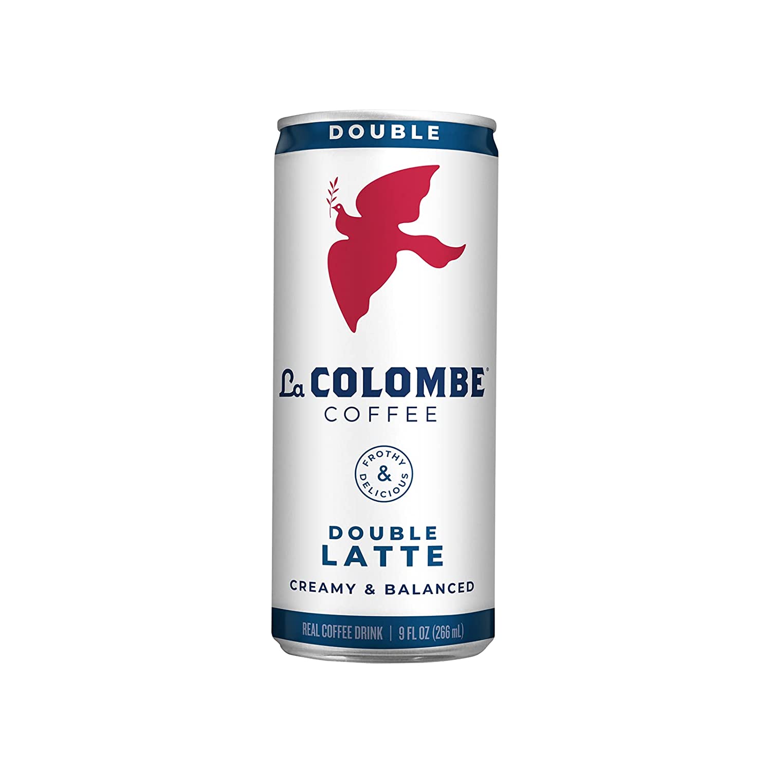 La Colombe Double Shot Draft Latte - 9 Fluid Ounce. 12 Count - Cold-Pressed Espresso and Frothed Milk - Made with Real Ingredients - Grab and Go Coffee