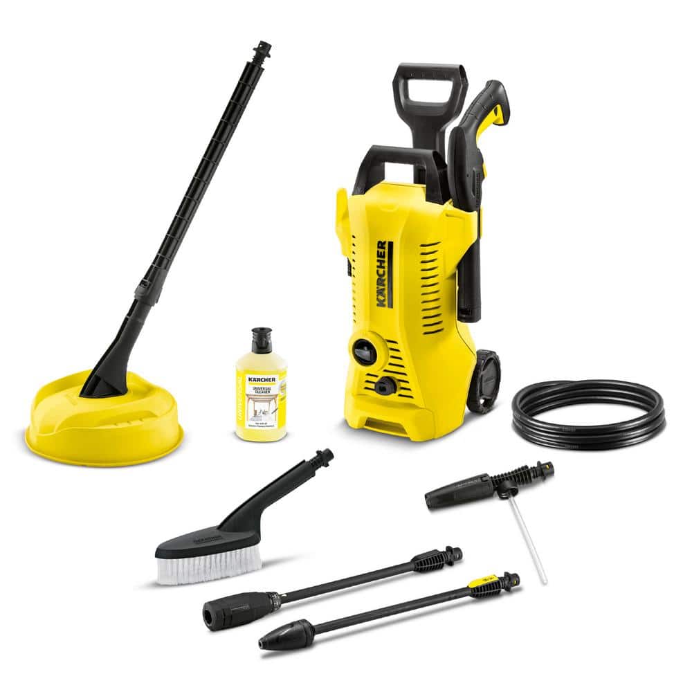 Karcher 1.673-610.0 1700 PSI 1.45 GPM K 2 Power Control Cold Water CHK Electric Pressure Washer Plus 2 Wands. Car Care Kit & Surface Cleaner