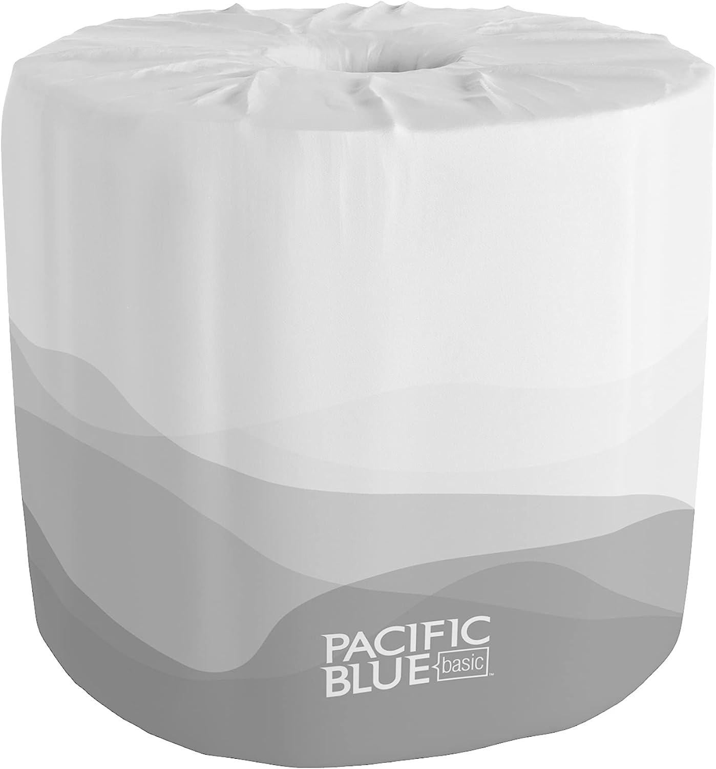 Pacific Blue Basic 1-Ply Embossed Toilet Paper (previously branded Envision). 19881/01. 550 Sheets Per Roll. 80 Rolls Per Case