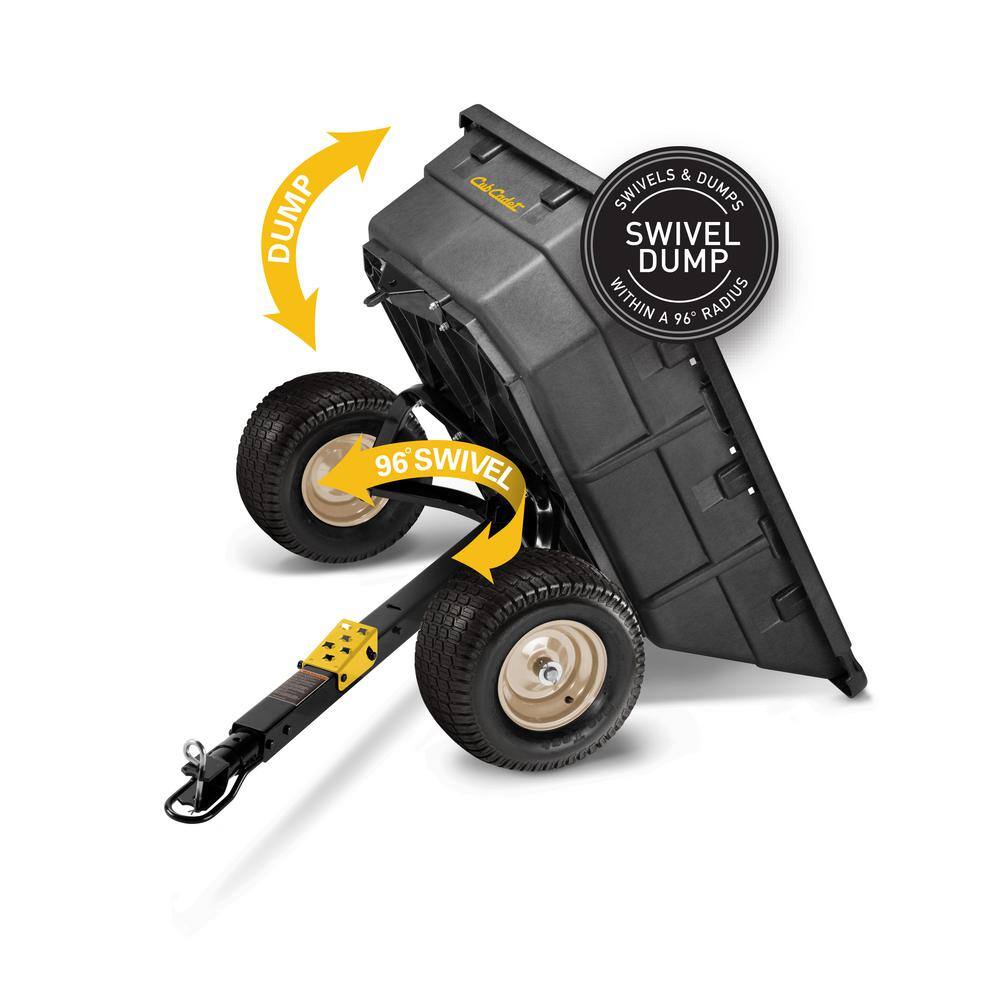 Cub Cadet CC-4048PSATV 15 cu. ft. 1250 lbs. Capacity Poly Swivel ATV Cart