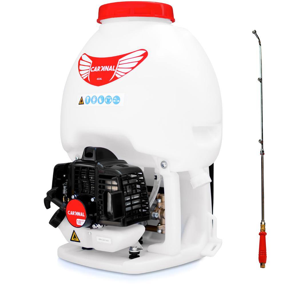 Cardinal CPS435 1.8 HP Gas Powered Backpack Sprayer for Pest Control and Sanitation
