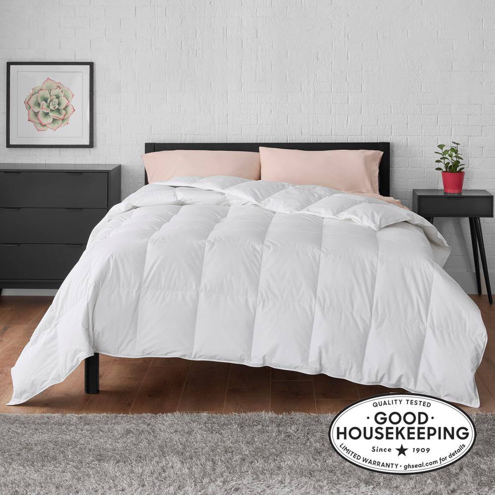 StyleWell  All Season White King Down Feather Blend Comforter
