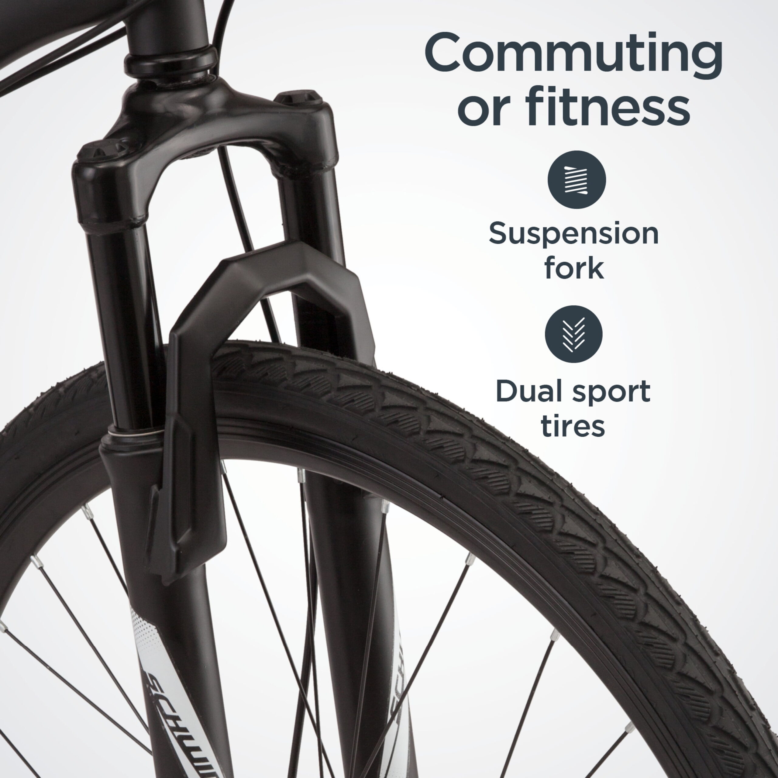 Schwinn 700c Glenwood Mens Hybrid Bike. Black. 21 Speeds