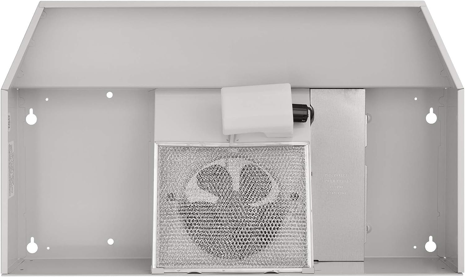 Broan-NuTone 412401 Non-Ducted Under-Cabinet Ductless Range Hood Insert. 24-Inch. White