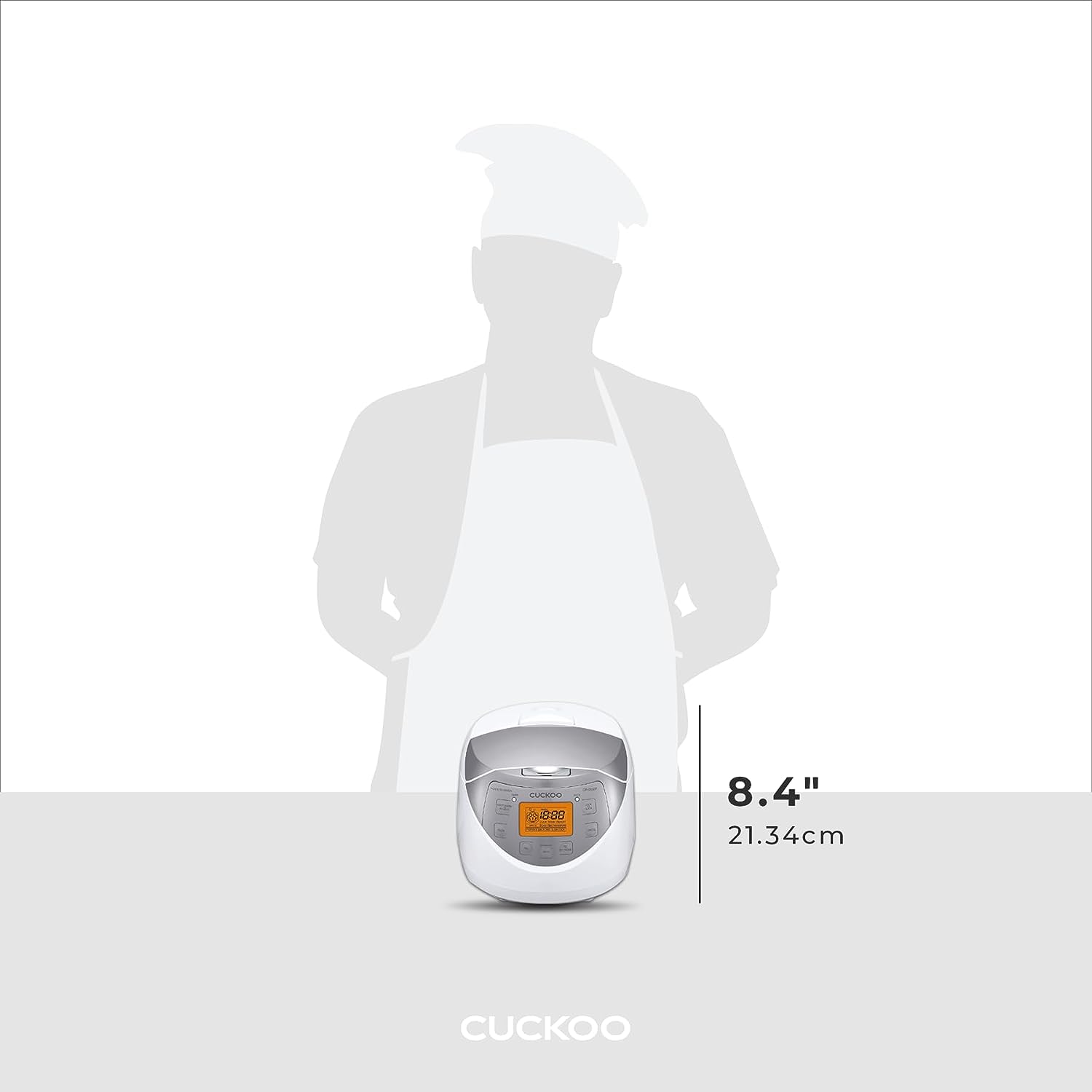 CUCKOO CR-0632F | 6-Cup (Uncooked) Micom Rice Cooker | 9 Menu Options: White Rice. Brown Rice & More. Nonstick Inner Pot. Made in Korea | White/Grey
