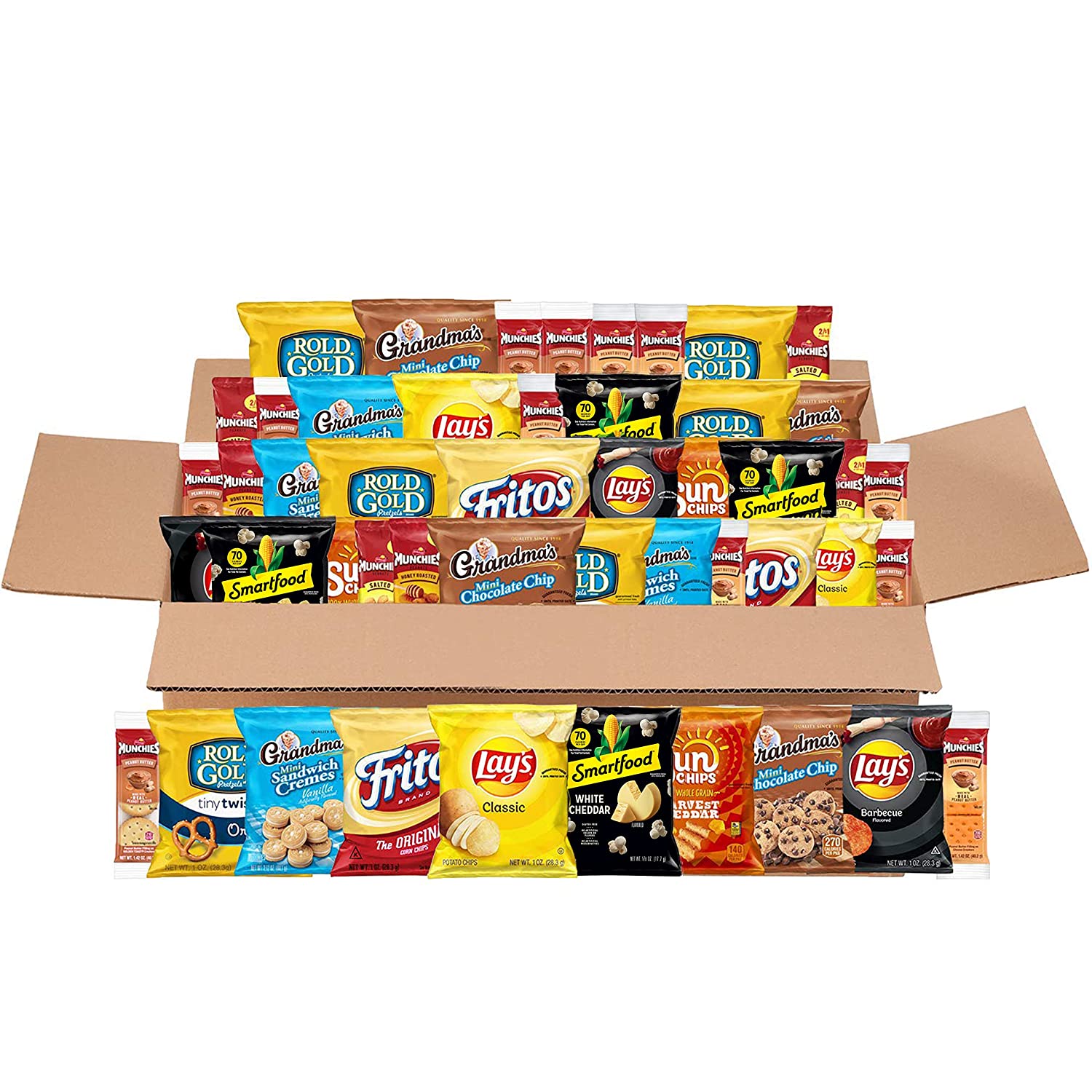 Frito-Lay Sweet & Salty Snacks Variety Box. Mix of Cookies. 50 Sweet & Salty Care Package