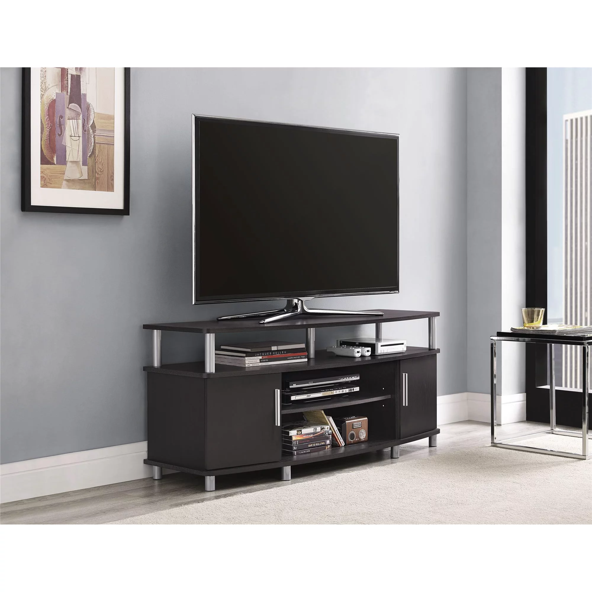 Ameriwood Home Carson TV Stand for TVs up to 50″. Espresso