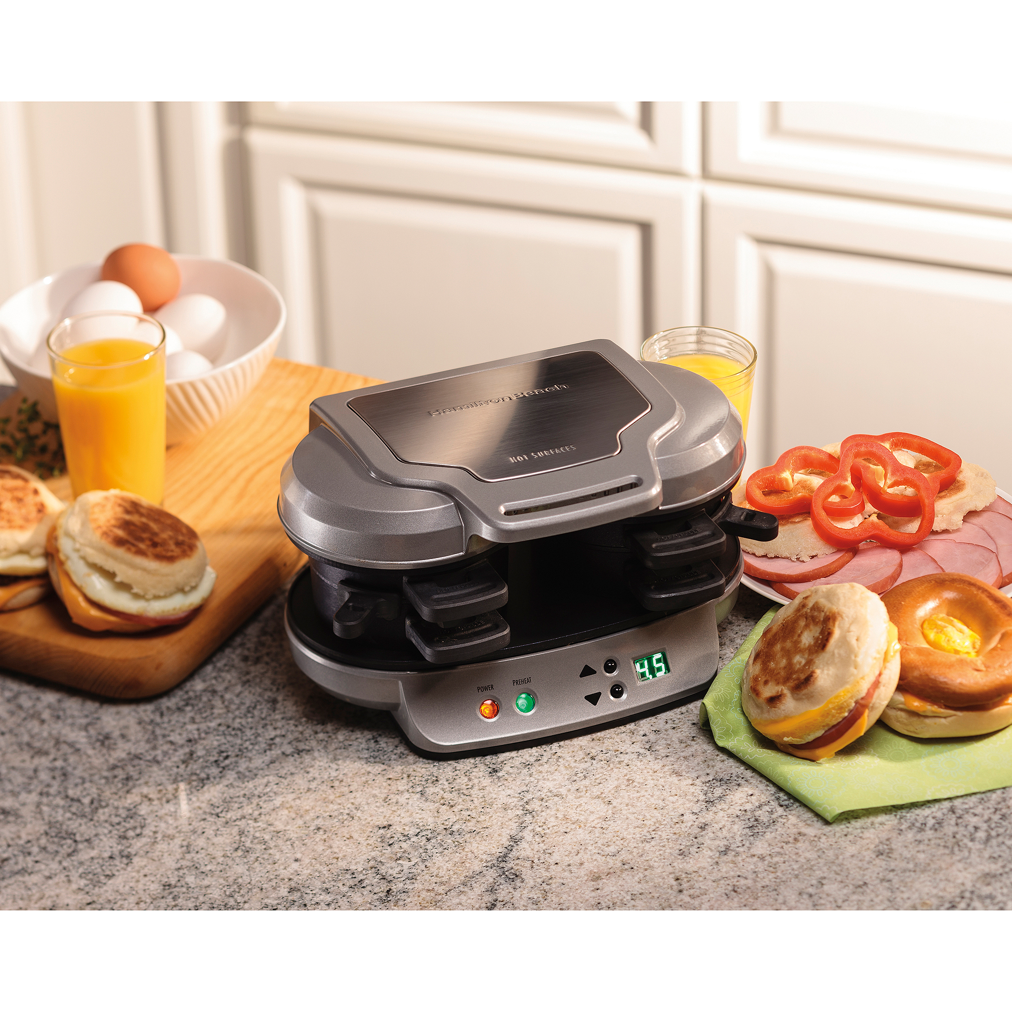 Hamilton Beach Dual Breakfast Sandwich Maker