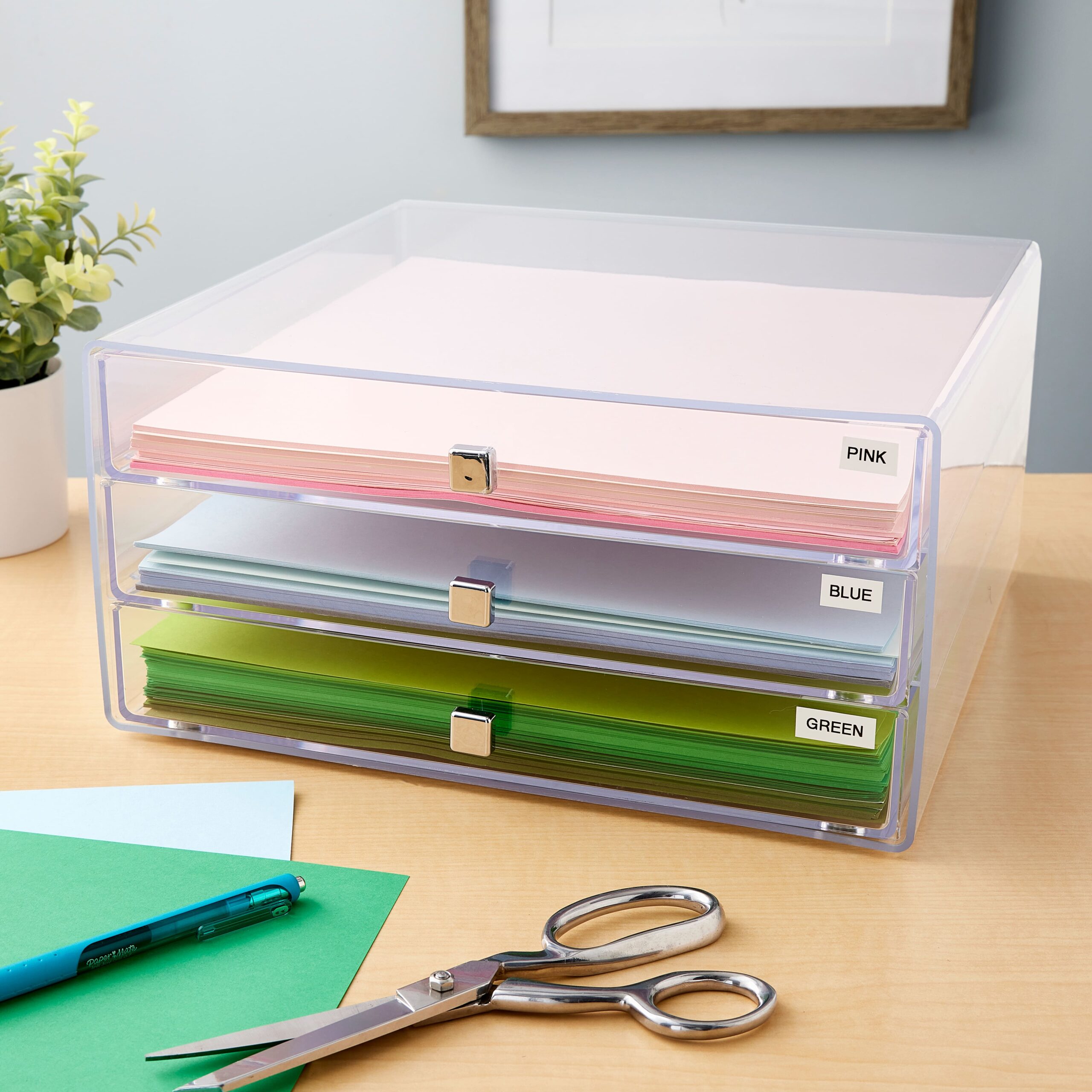 Simply Tidy Clear 3-Drawer Organizer