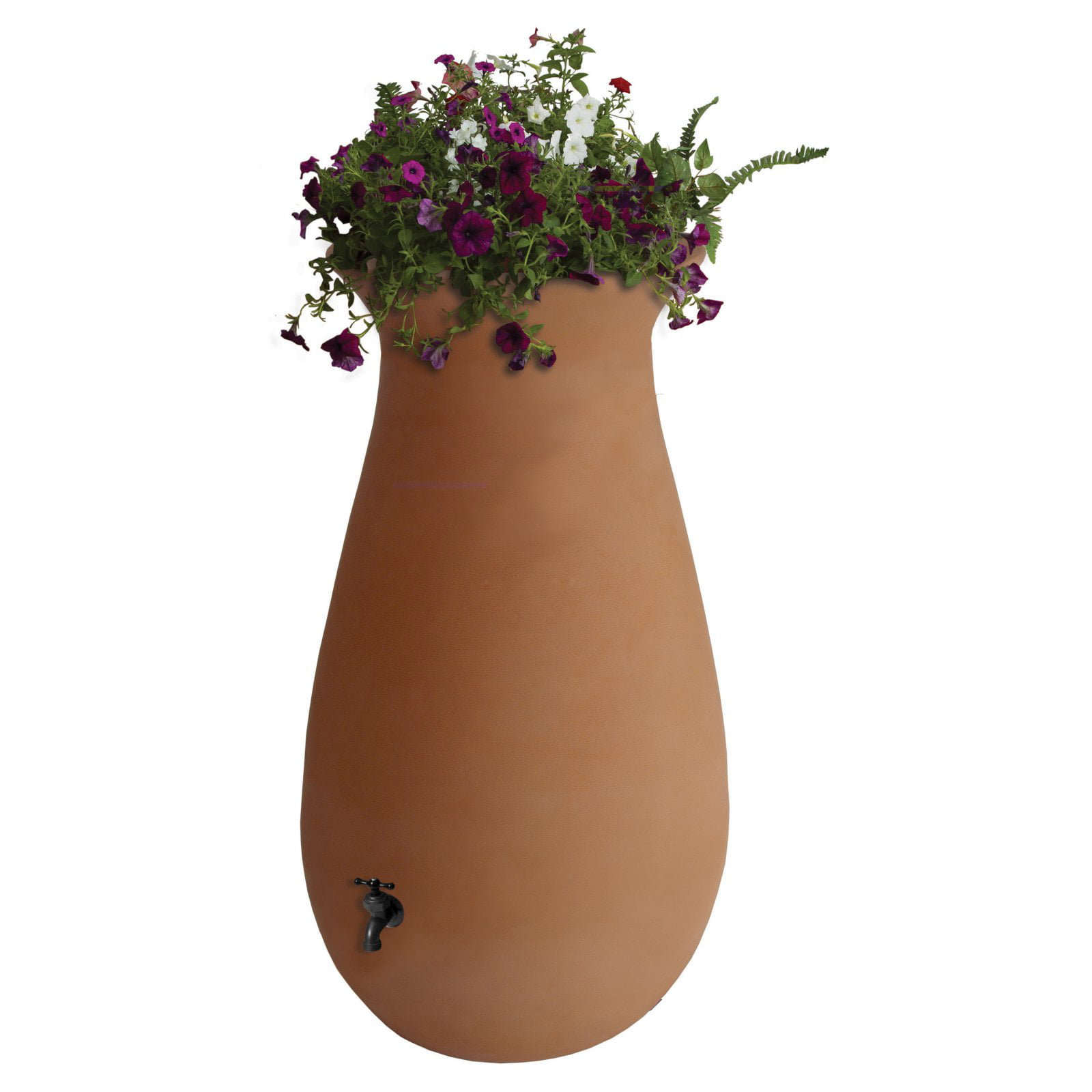 Algreen EcoCascata Rain Barrel. Terra Cotta