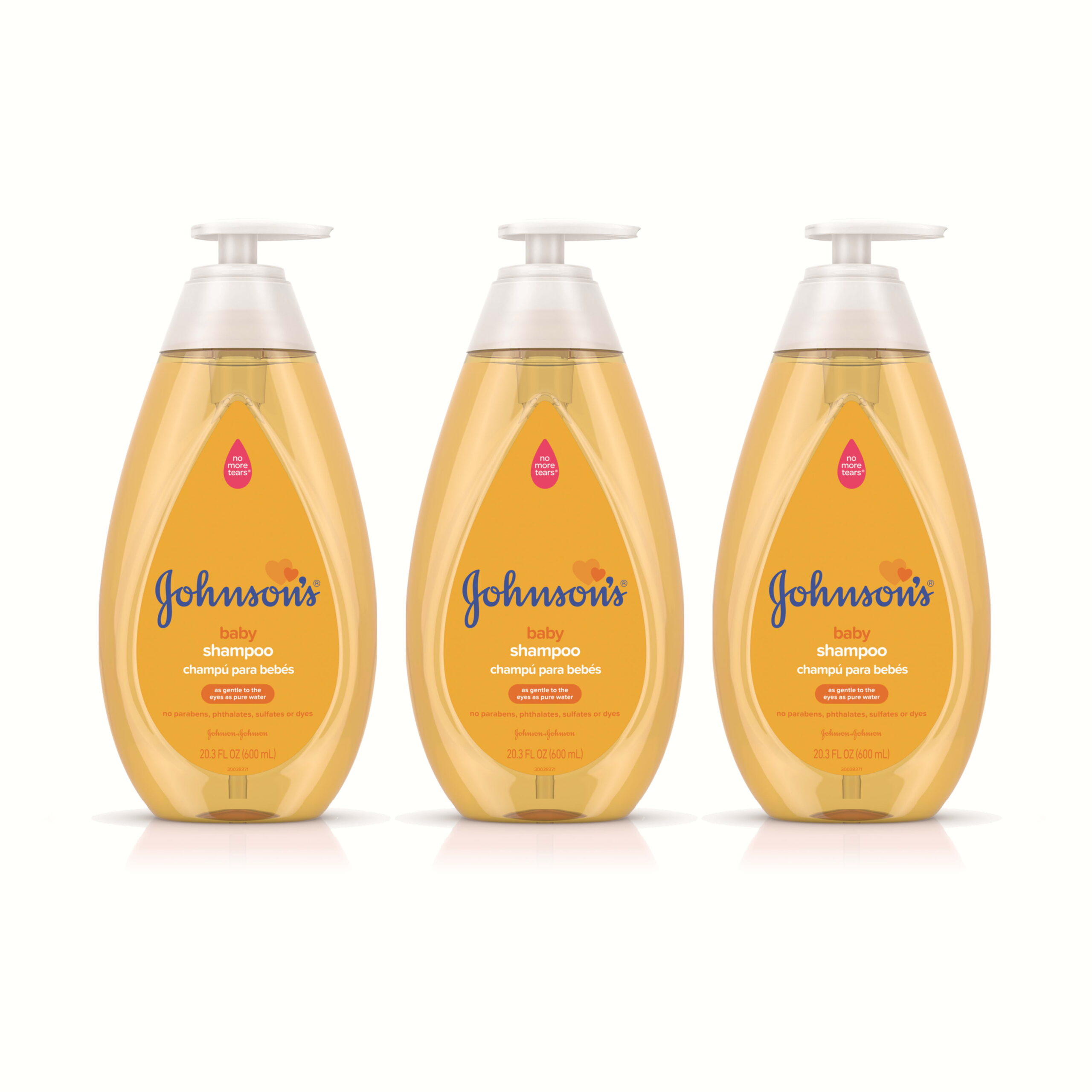 Johnson-s Baby Shampoo with Tear Free Formula Triple-Pack. 3 x 20.3 fl. oz