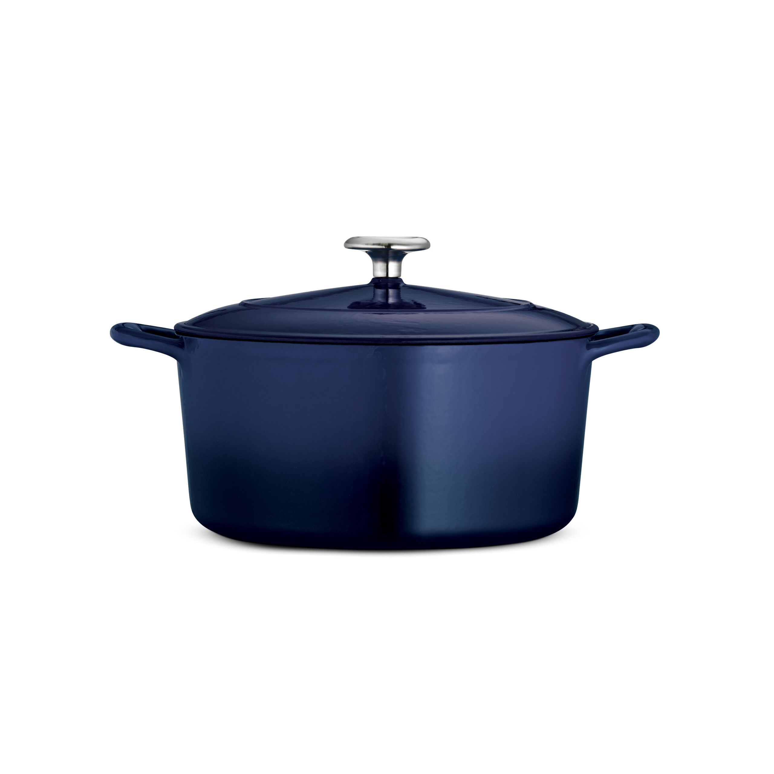 Tramontina Gourmet Enameled Cast Iron Enameled Cast Iron Round Dutch Oven - Gradated Cobalt. 5.5qt