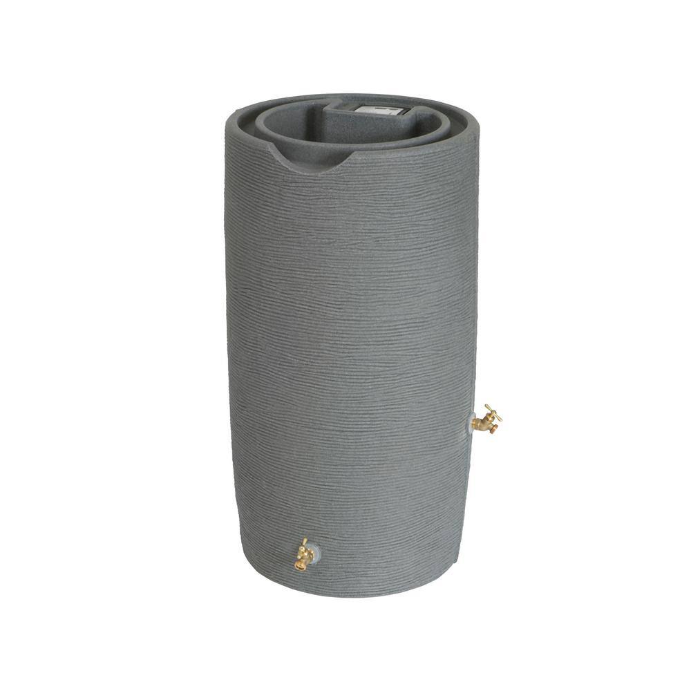 Good Ideas IMP-STONE65-LIG Impressions Stone 65 Gal. Light Granite Rain Barrel