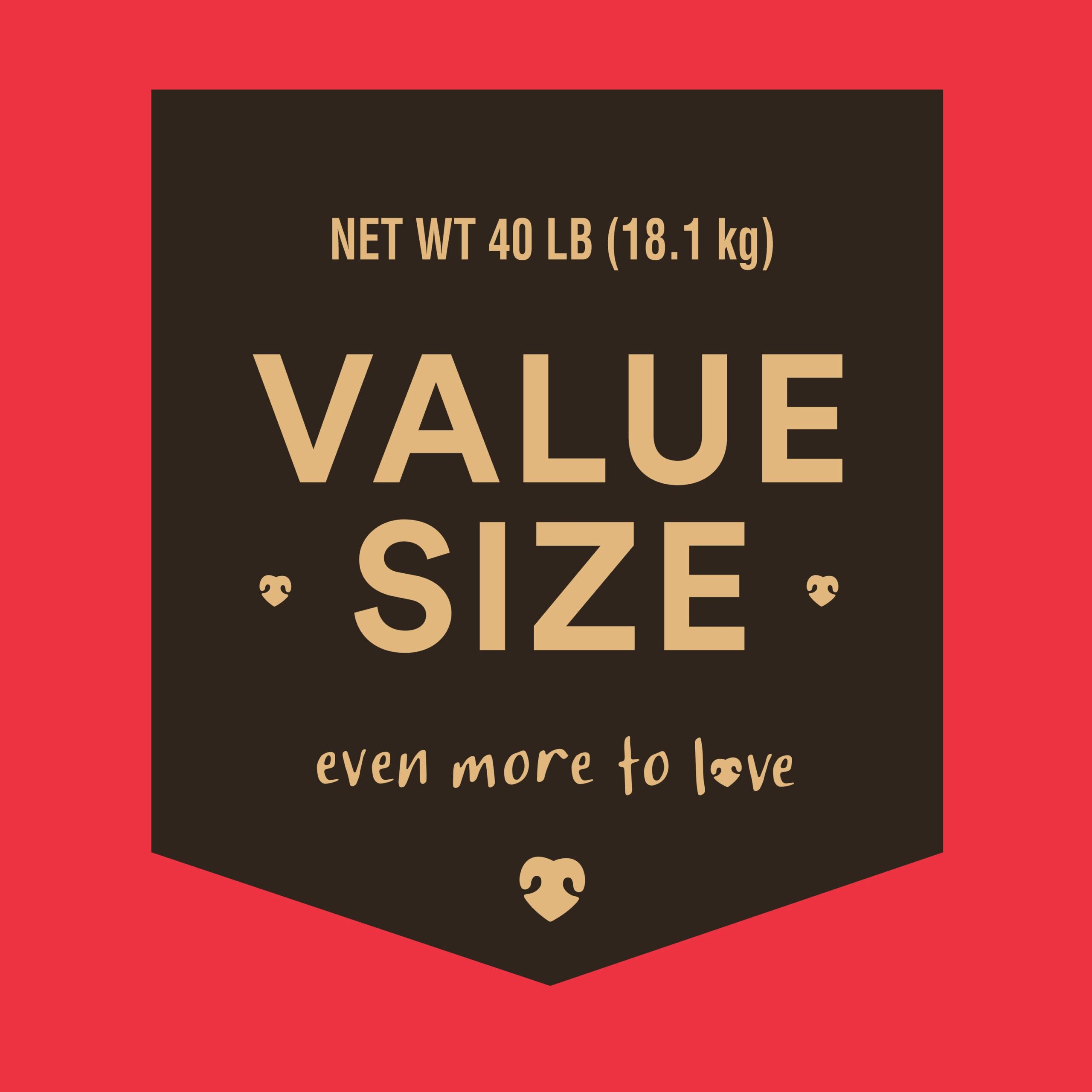 WholeHearted Grain Free All Life Stages Beef & Pea Formula Dry Dog Food. 40 lbs.