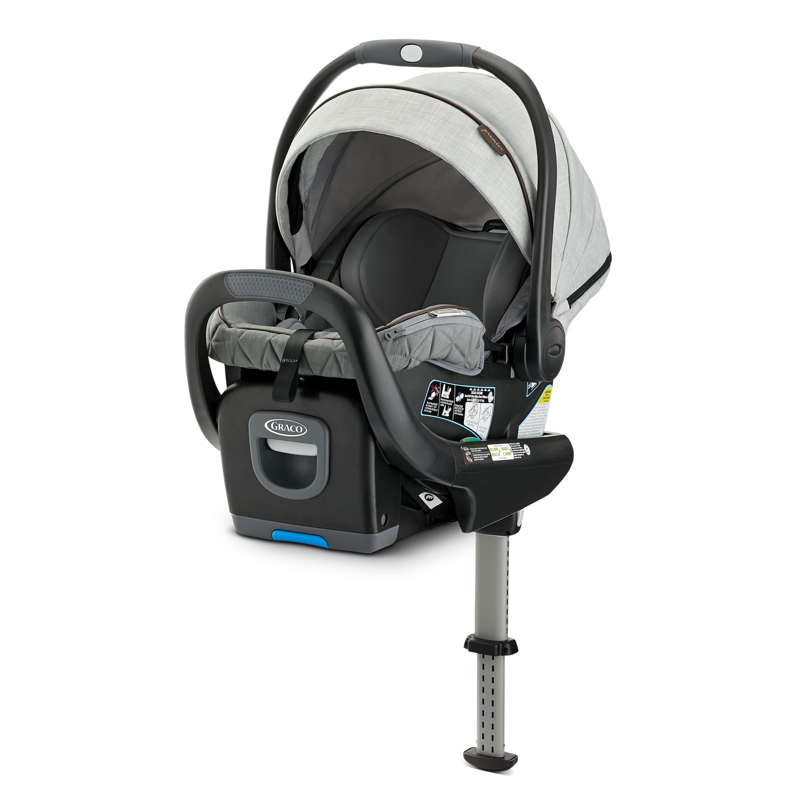 Graco Premier SnugRide SnugFit 35 XT featuring Load Leg Technology. Midtown Collection- Midtown