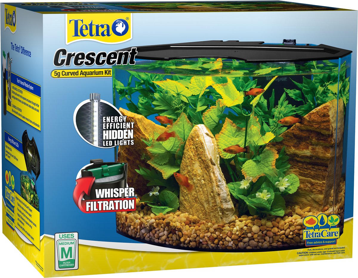Tetra Crescent Aquarium Kit. 5-gal