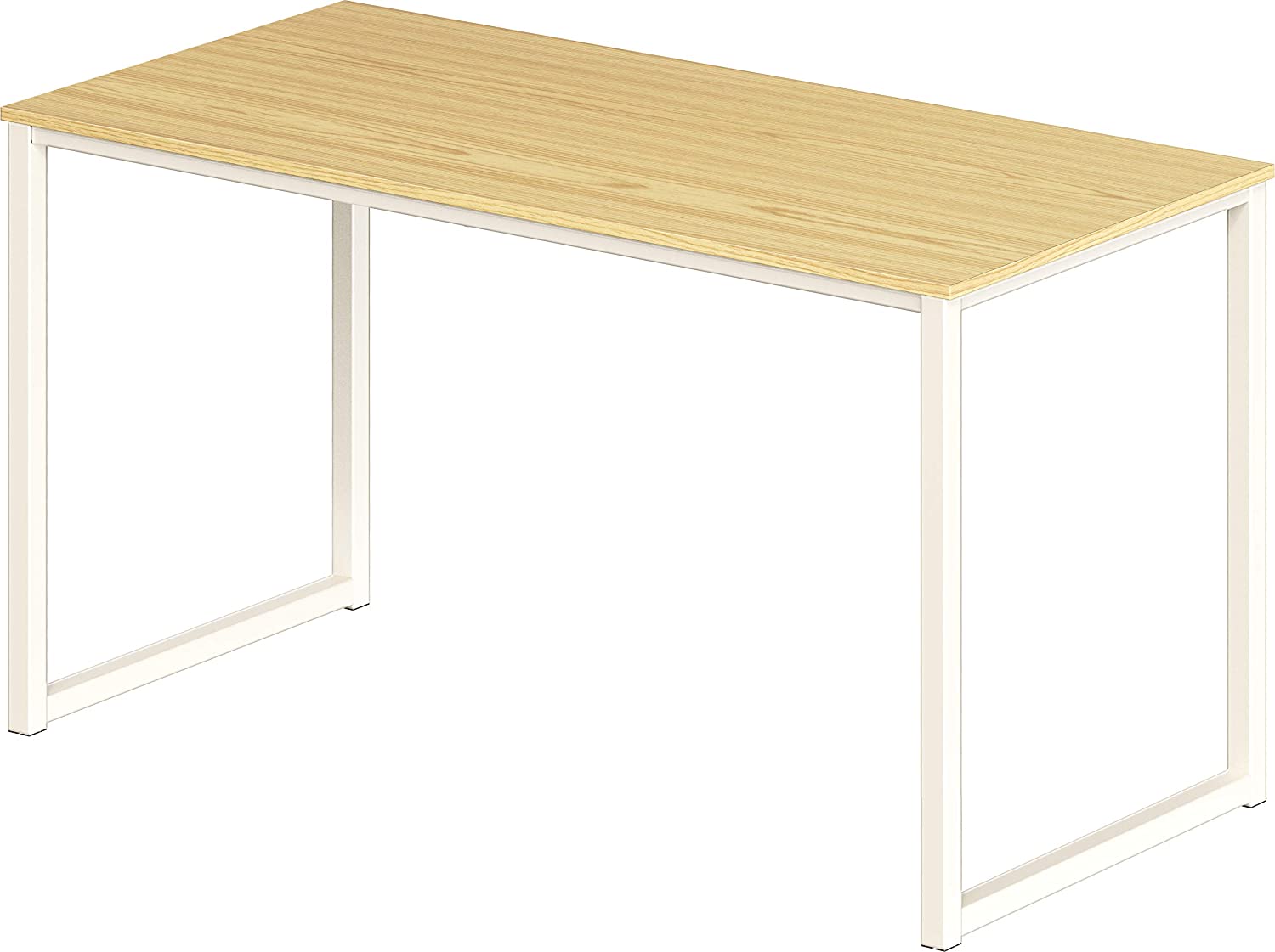 SHW Home Office 48-Inch Computer Desk. White/Oak