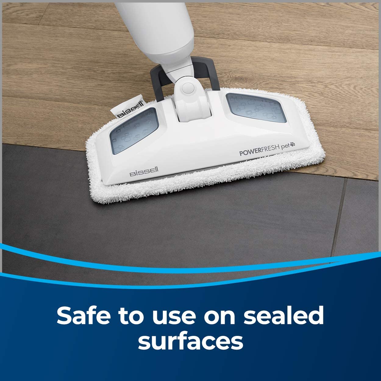 BISSELL  PowerFresh Pet Steam Mop 1-Speed Steam Mop