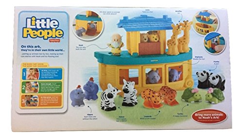 Little People Fisher-Price Noah-s Ark with Animals Action Figure Set. 18 Pieces