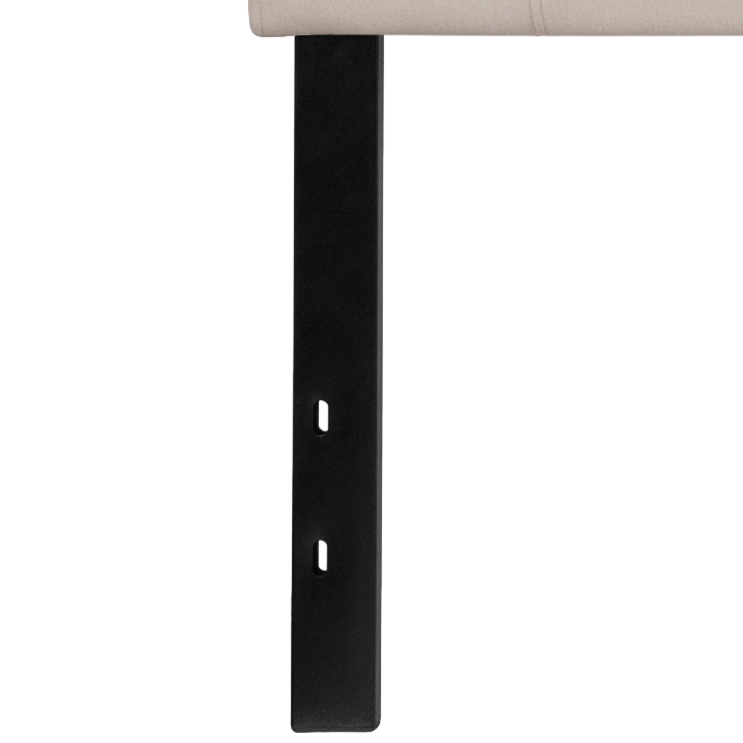 Flash Furniture Bedford Tufted Upholstered King Size Headboard in Beige Fabric