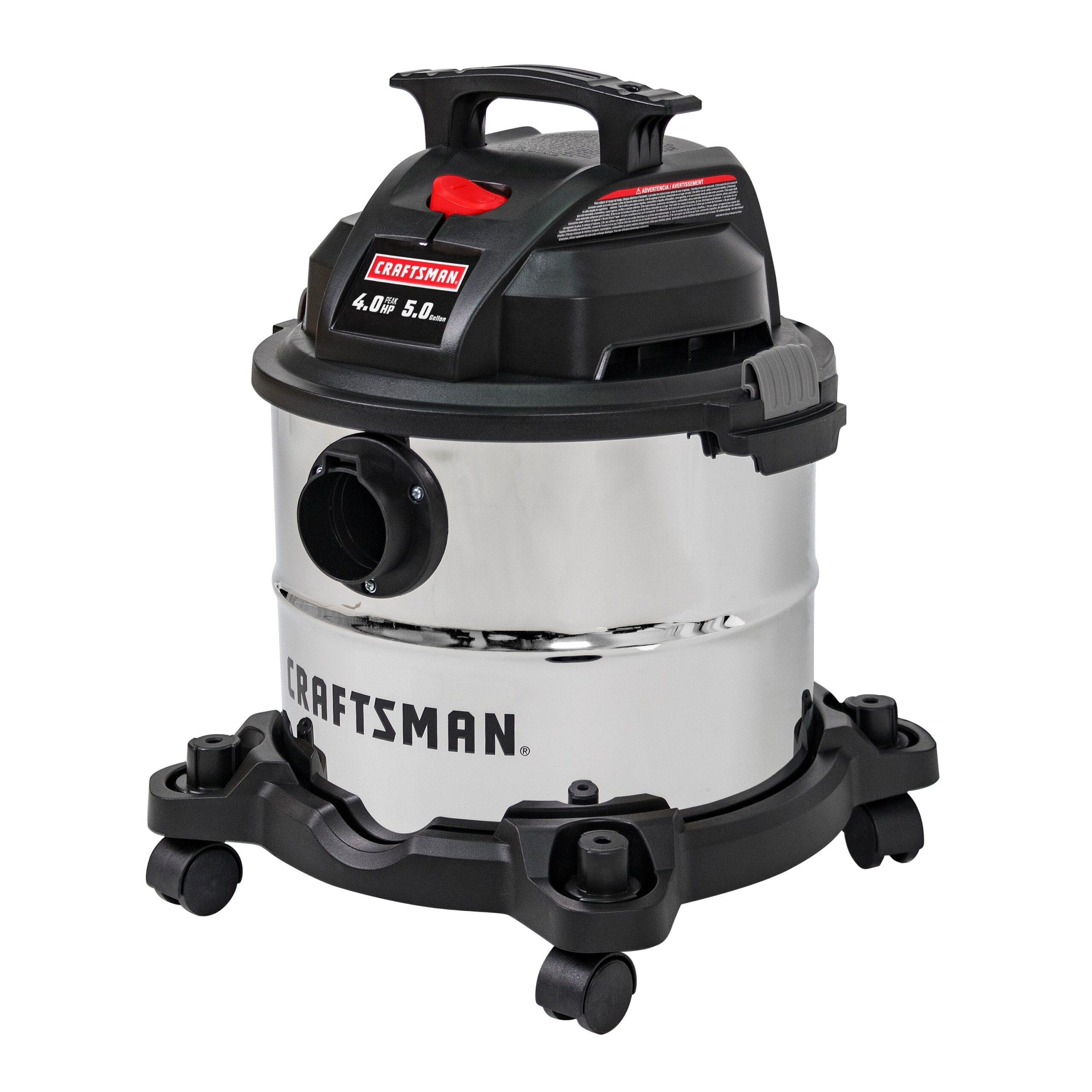 CRAFTSMAN 5-Gallons 4-HP Corded Wet/Dry Shop Vacuum with Accessories Included