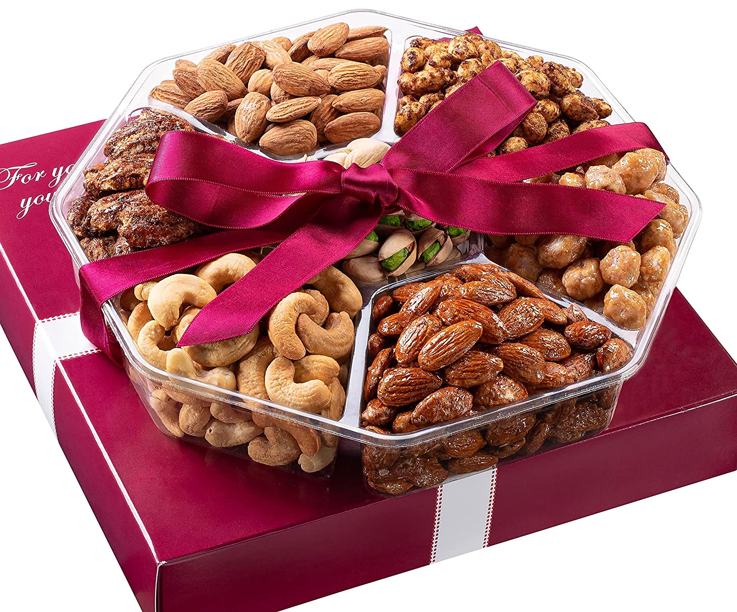 Nut Haven Holiday Nuts Gift Basket - Extra Large 2LB - Sweet & Salty