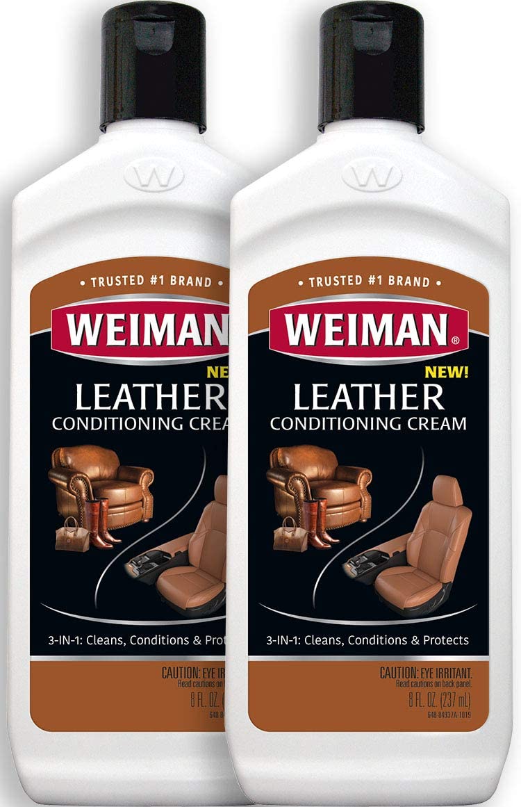 Weiman 3 in 1 Deep Leather Conditioner Cream (2 Pack)