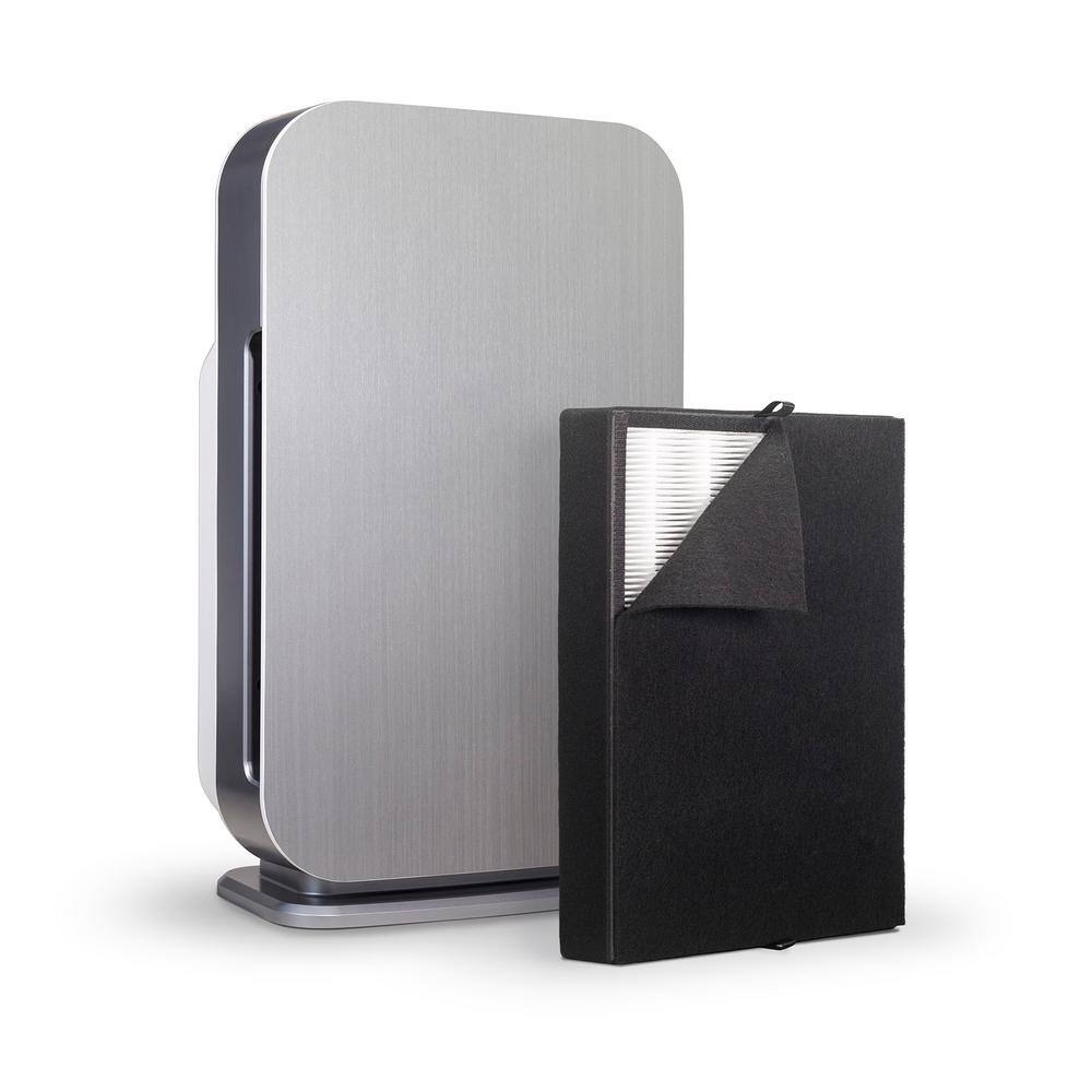 Alen BreatheSmart FLEX Air Purifier with Fresh. True HEPA Filter for Mold. Germs and Household Odors - 700 SqFt. Stainless Steel