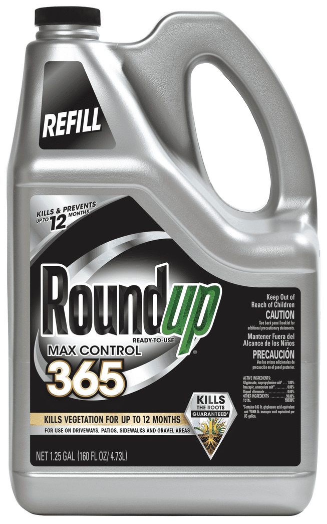 Roundup Ready-To-Use Max Control 365 Refill. 1.25 gal.. Visible Results in 12 Hours