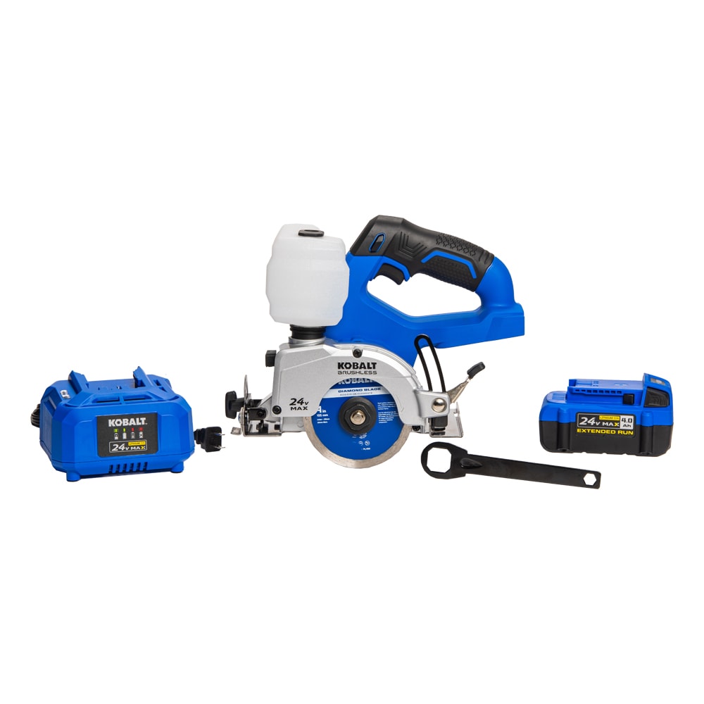 Kobalt 4-in Handheld Cordless Tile Saw (Battery Included)