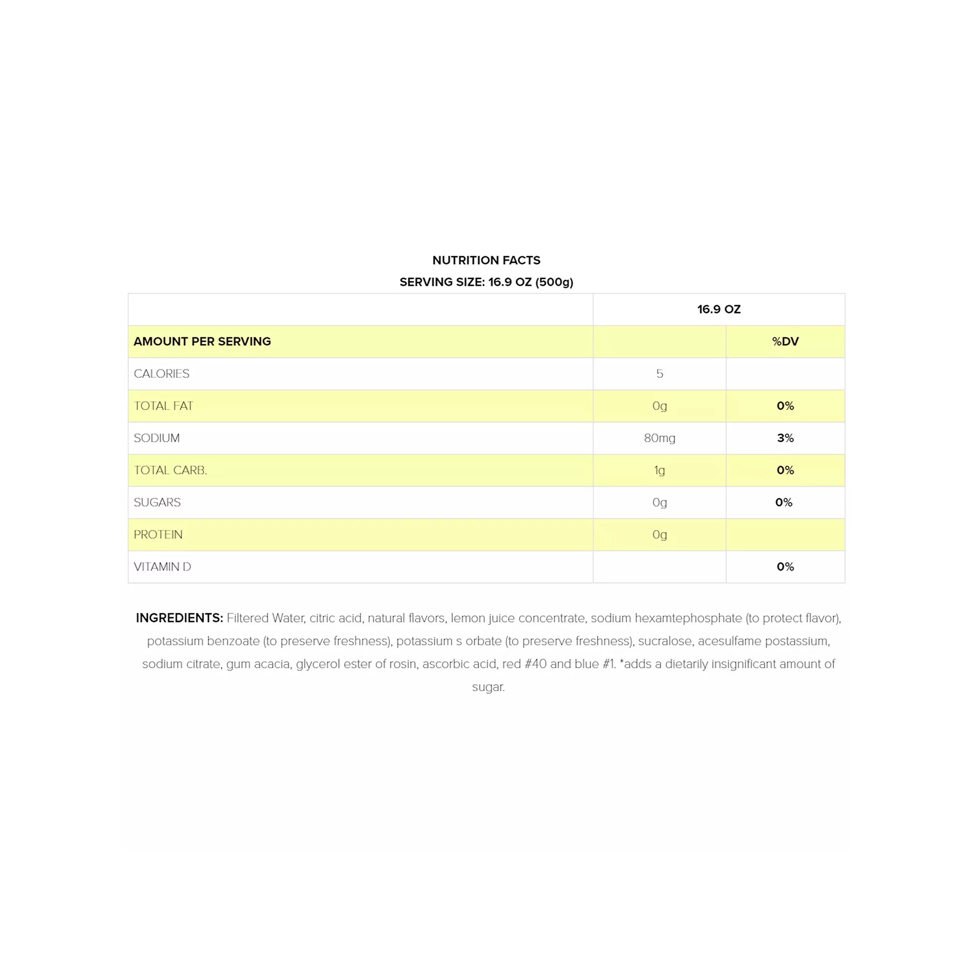 Nature-s Twist Sugar-Free Strawberry Lemon. 16.9 Ounce (24 Pack)
