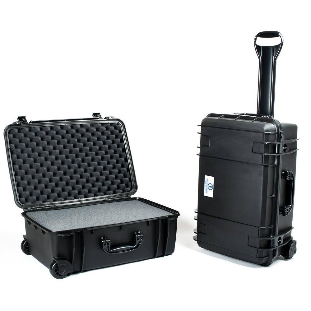 Seahorse 920F.BK 16 in. Watertight Tool Case with Foam in Black