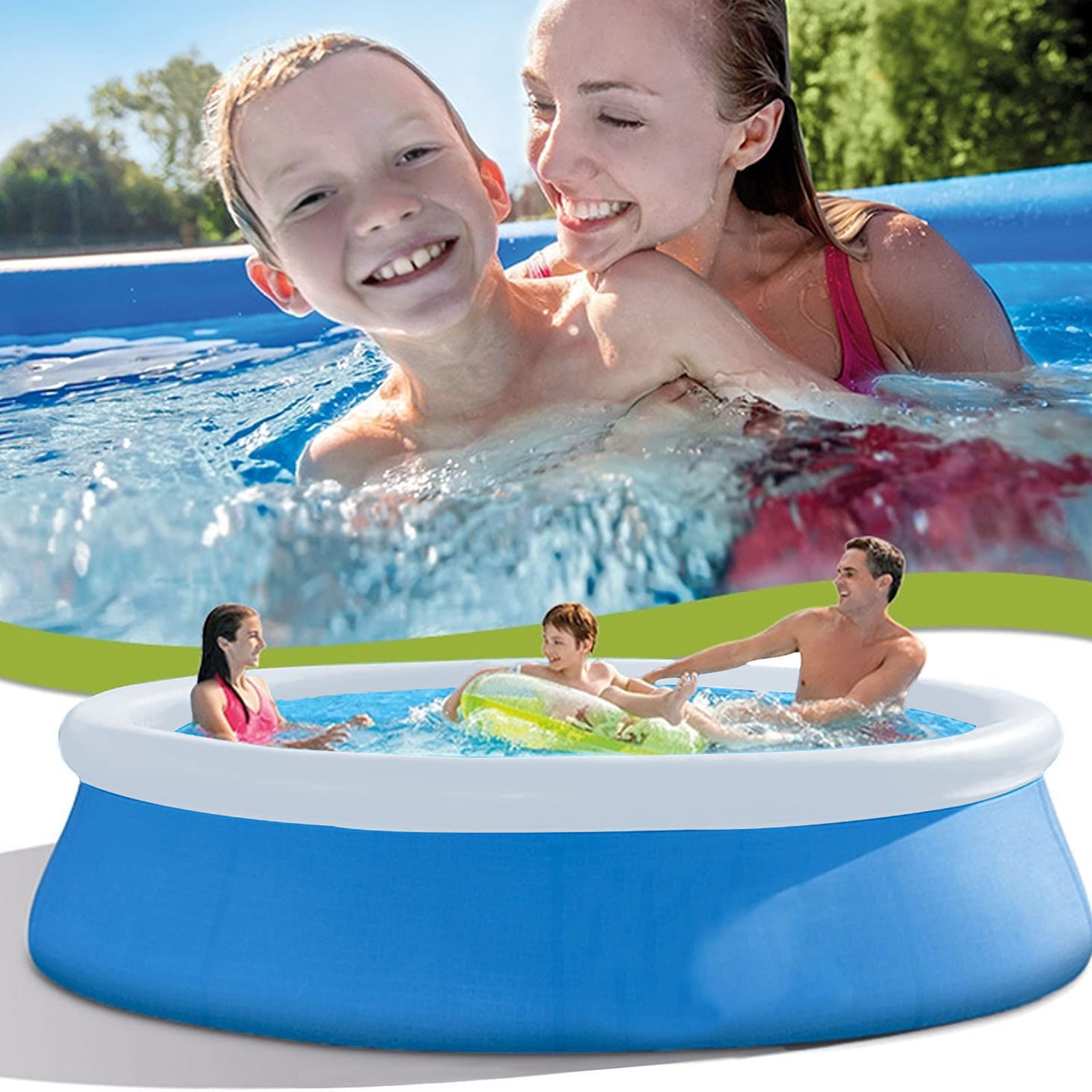10ft X 30in Inflatable Swimming Pool Above Ground