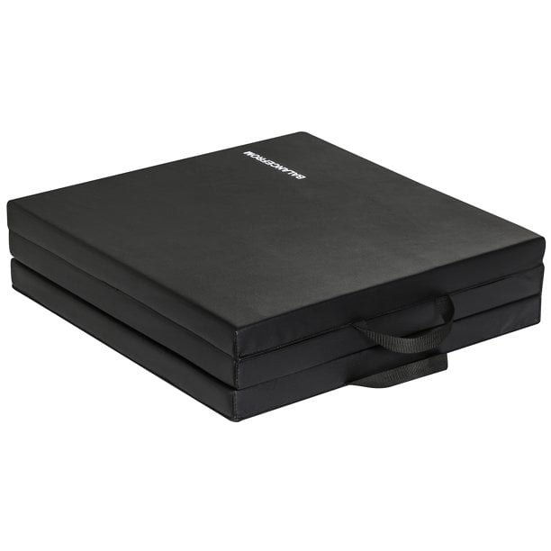 BalanceFrom 6 Ft. x 2Ft. x 1.5 In. Three-Fold High Density Foam Folding Exercise Mat