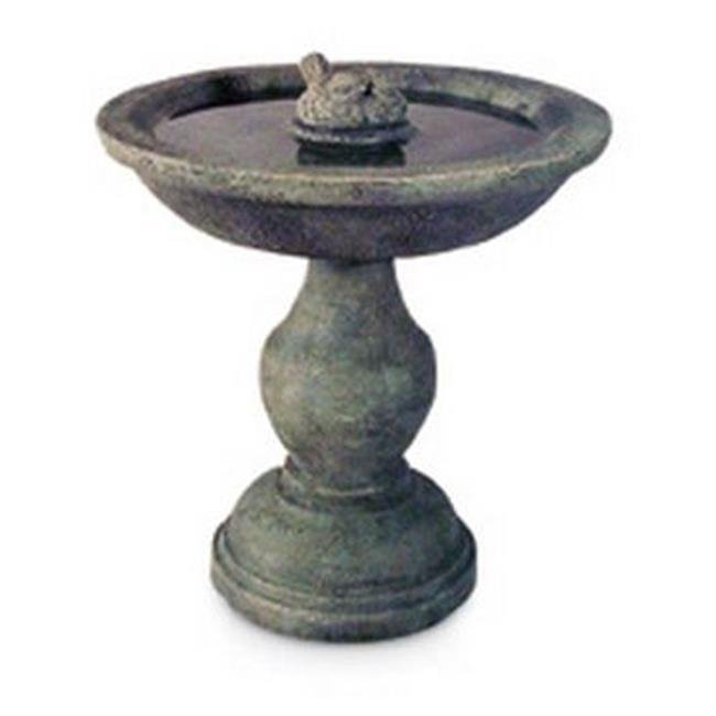 Craft-Tex 85026M Pillar Bird Bath - Moss