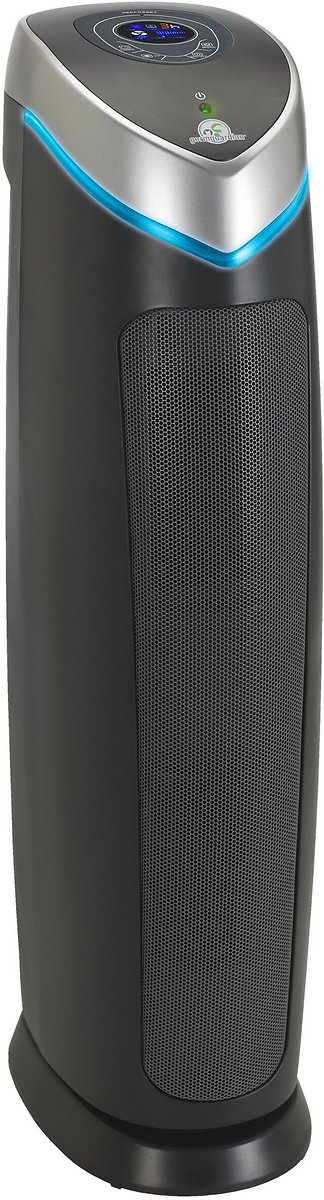 GermGuardian AC5250PT 28 3-in-1 True HEPA Filter Air Purifier for Home and Pets. Large Rooms. UV-C Sanitizer. Filters Allergies. Smoke. Dust. Dander. & Odors. 5-Yr Wty. GermGuardian. Grey