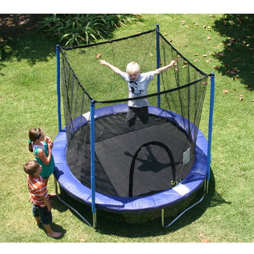 Airzone 8′ Trampoline. with Safety Enclosure. Blue