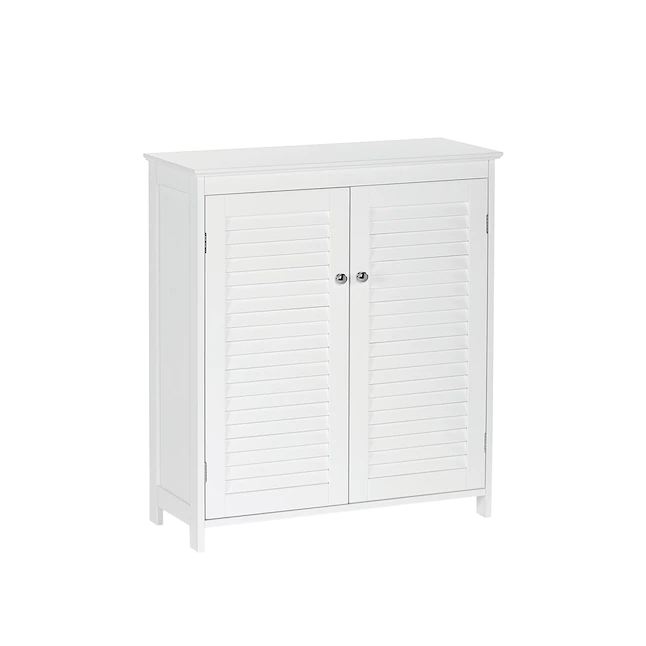 RiverRidge 06-134 Ellsworth 28.44-in W x 32-in H x 11.75-in D White MDF Freestanding Linen Cabinet