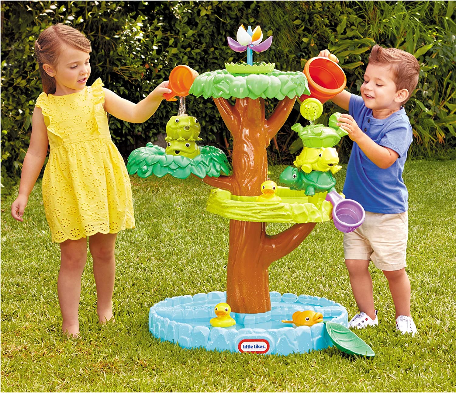 Little Tikes 651342M Magic Flower Water Table with Blooming Flower and 10+ Accessories. Multicolor